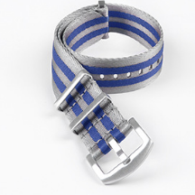 Colorful Striped Canvas Belt 20Add22Mm