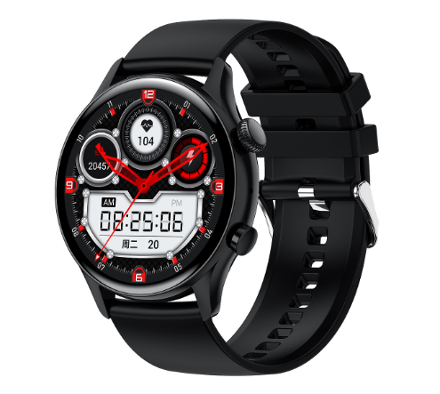 Round Dial True Waterproof Nfc Screen Heart Rate Watch