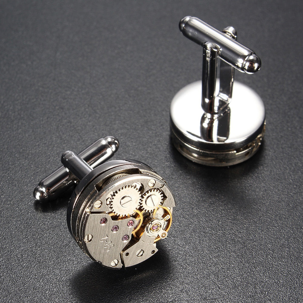 Mechanical Watch Brand Hot Movement Men's Cufflinks