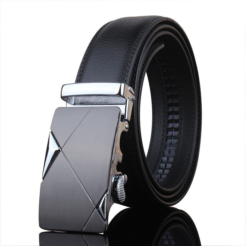 Men's Automatic Buckle Casual Leather Belt