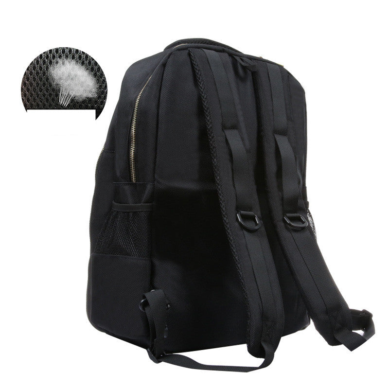 Simple And Fashionable Oil Head Double Shoulder Tool Backpack