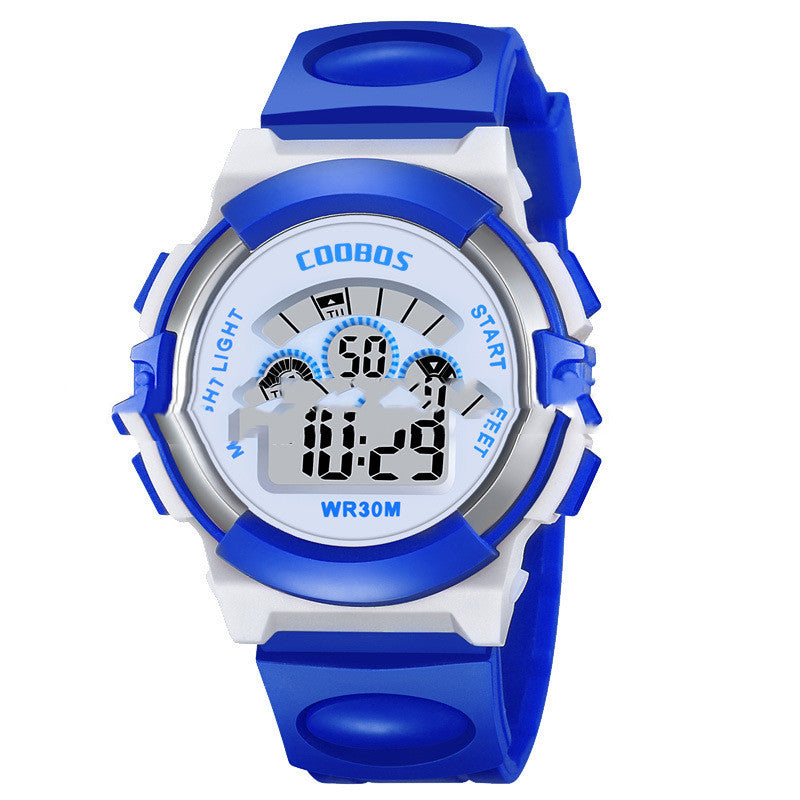 Colorful Luminous Student Sports Waterproof Children's Electronic Watch