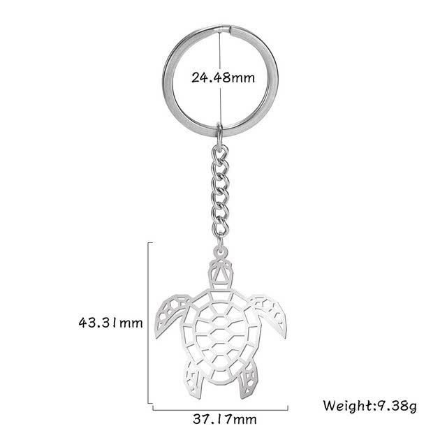 Steel Bear Rabbit Bird Key Ring For Men Wome