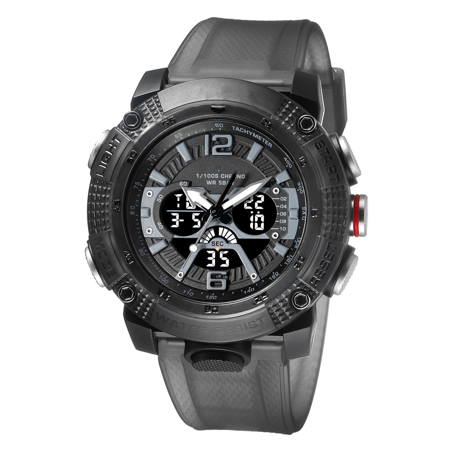 Men's Outdoor Sports Waterproof Electronic Watch