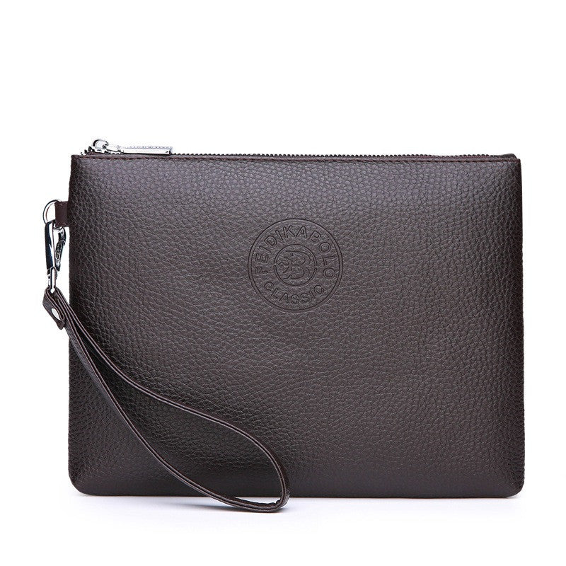 Casual Men's Clutch Bag Pu Soft Leather Men's