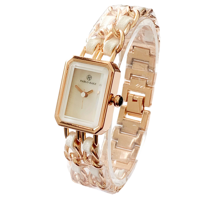 Square Dial Simple Temperament Women's Wrist Watch