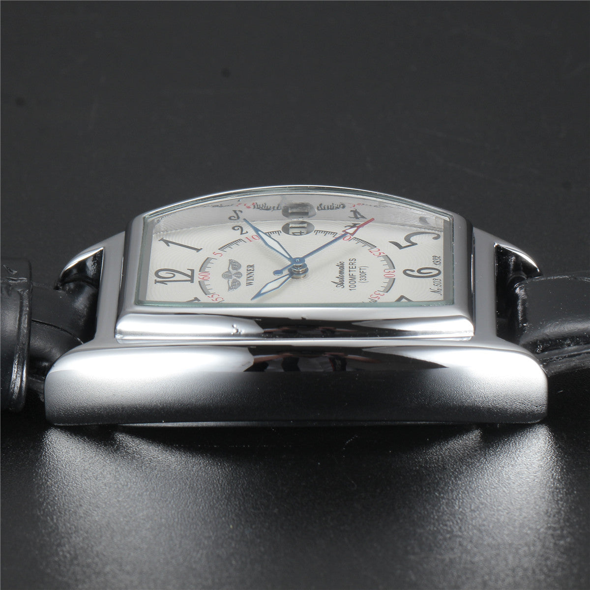 Men's Fashion Casual Barrel-Shaped Automatic Mechanical Watch