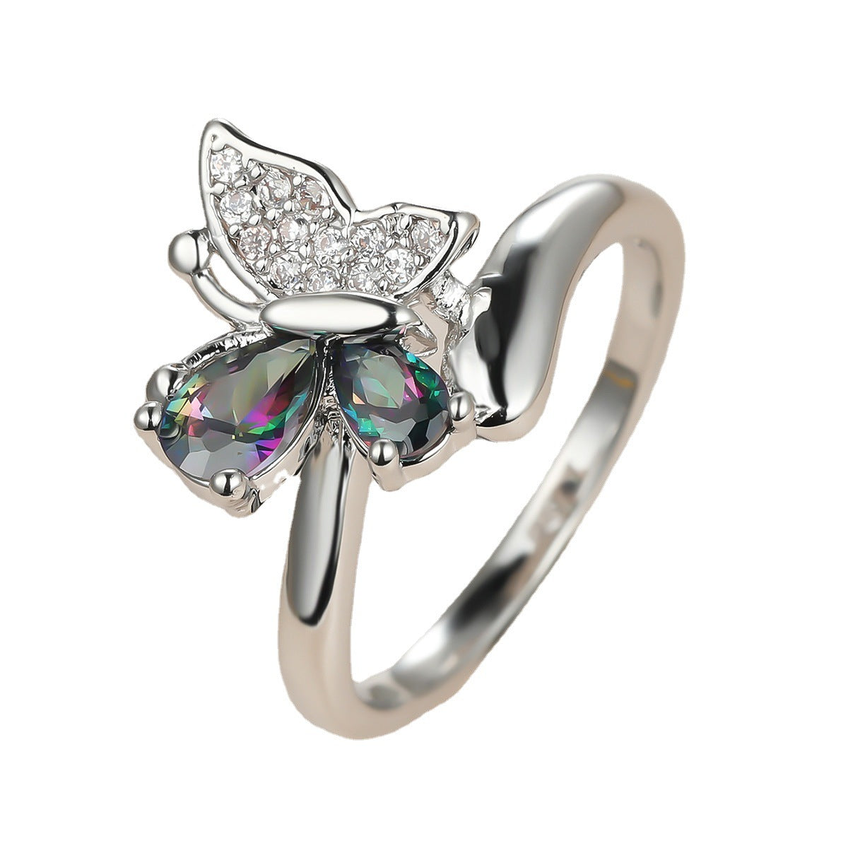 Butterfly Female Ins Net Celebrity Style Personality Ring