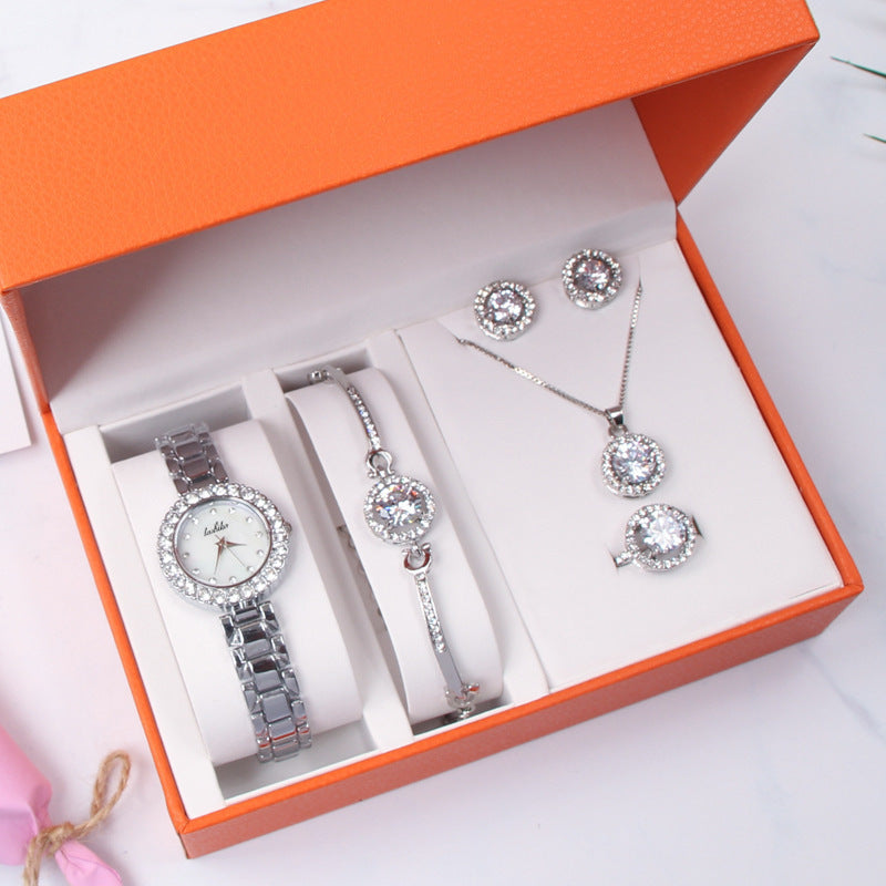 Women's Fashion Trend Quartz Watch Set