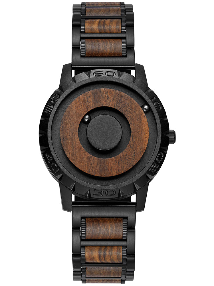 South African Red Sandalwood Magnetic Ball Minimalist Watch