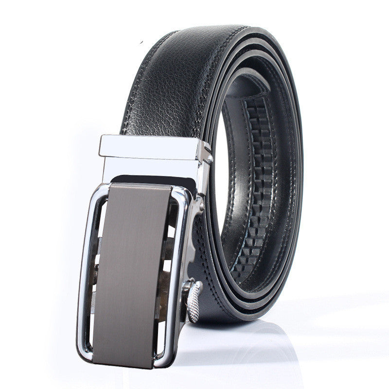 Men's Automatic Buckle Casual Leather Belt