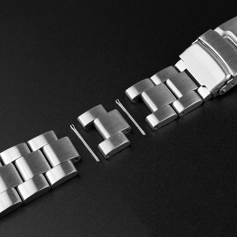 Solid Stainless Steel Bracelet With Five Beads Diving