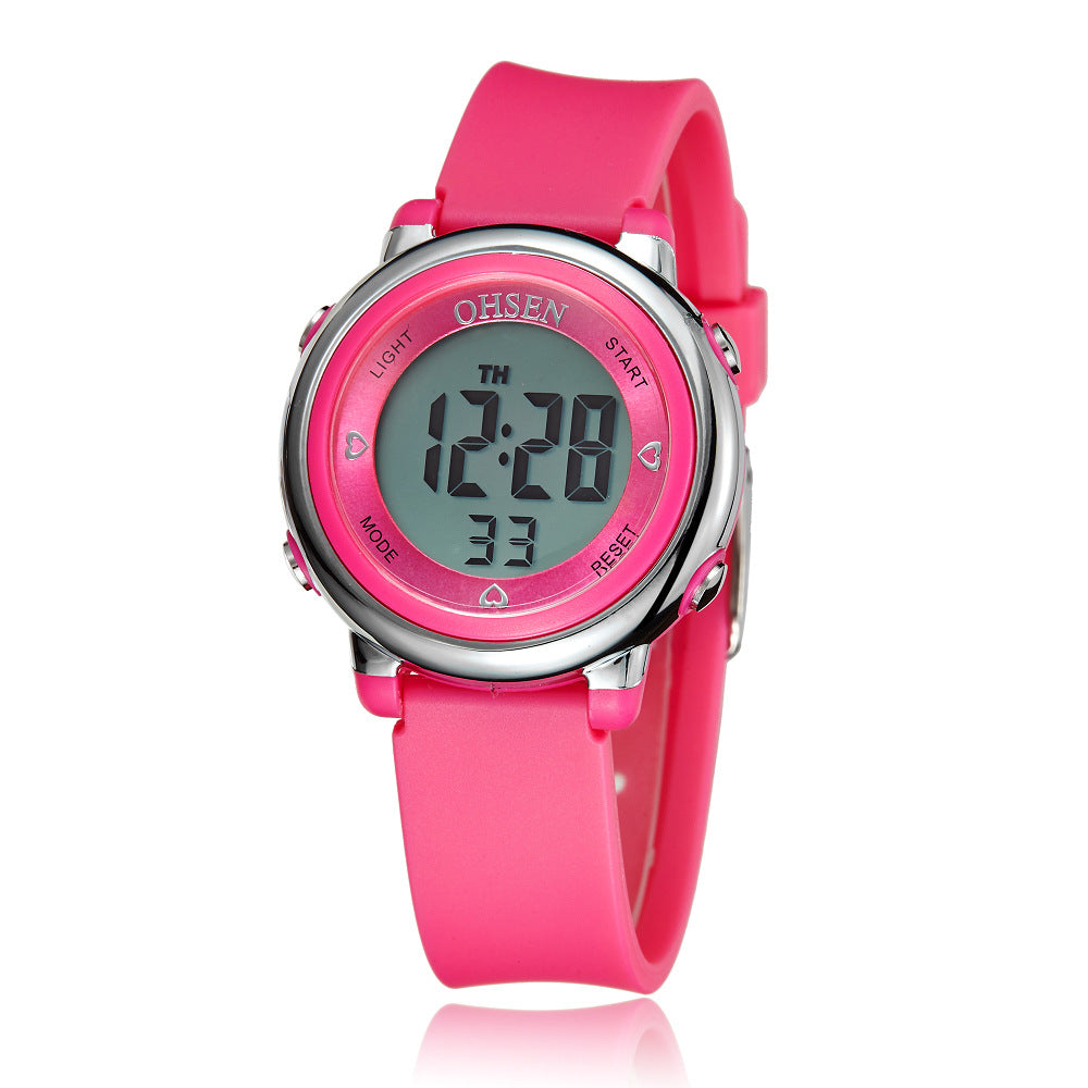 Men and Women Children's Outdoor Waterproof Digital Sports Electronic Watch