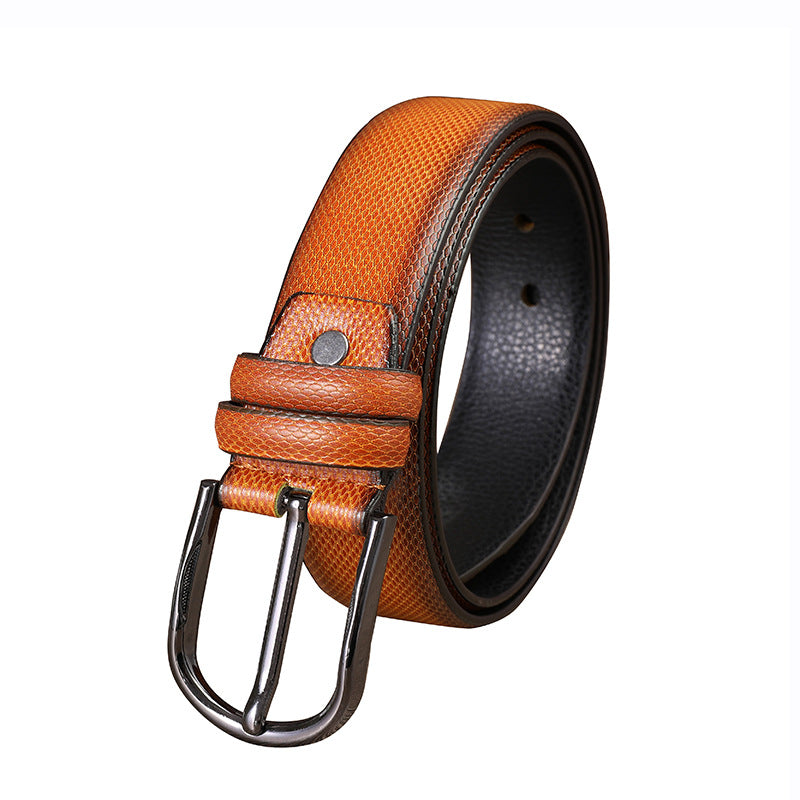 Car Suture Pu Belt | Unisex, Durable, And Elegant | Alloy Pin Buckle | Vintage