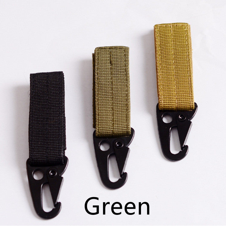 Outdoor Tactical Nylon Belt Multifunctional Carabiner