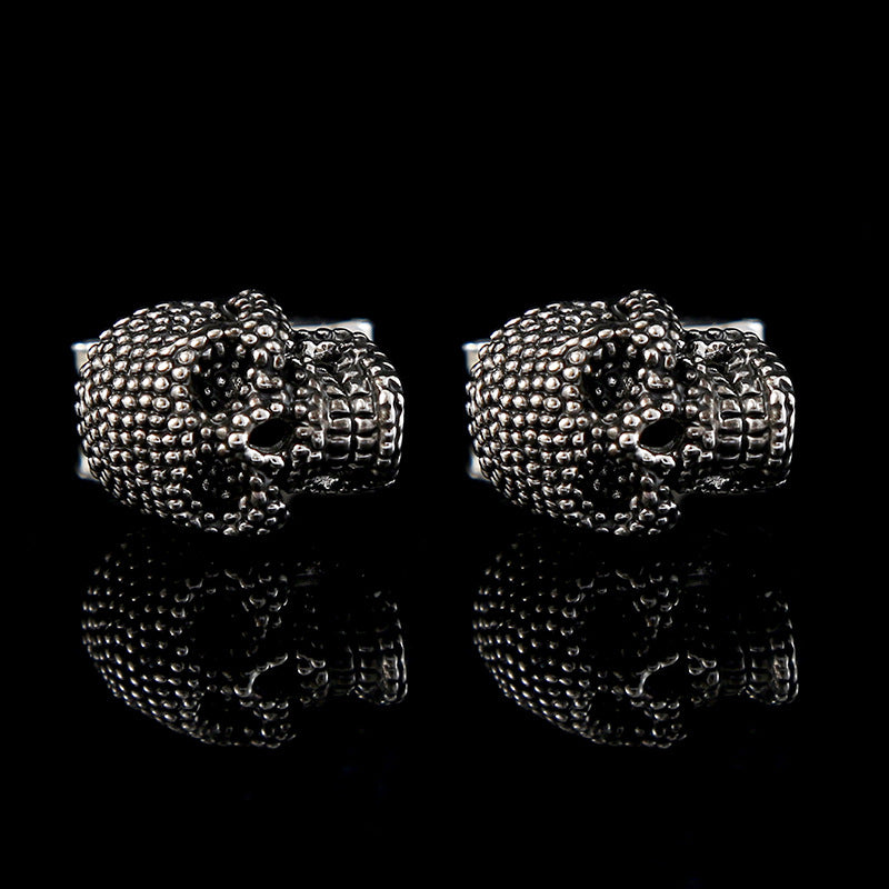 Titanium Steel Hollow Football Cufflink