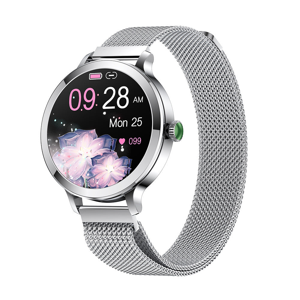 Women's Amoled Smart Bluetooth Calling Blood Pressure Heart Rate Watch