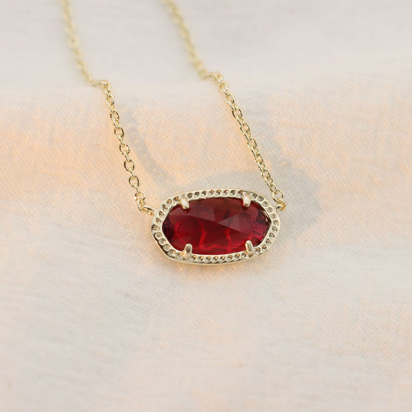 Natural Gemstone Vug Crystal Necklace