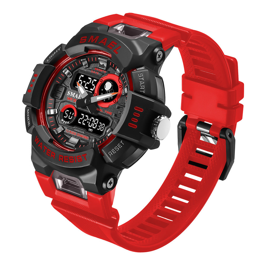 Multi-Functional Waterproof Watch For Male And Female Students