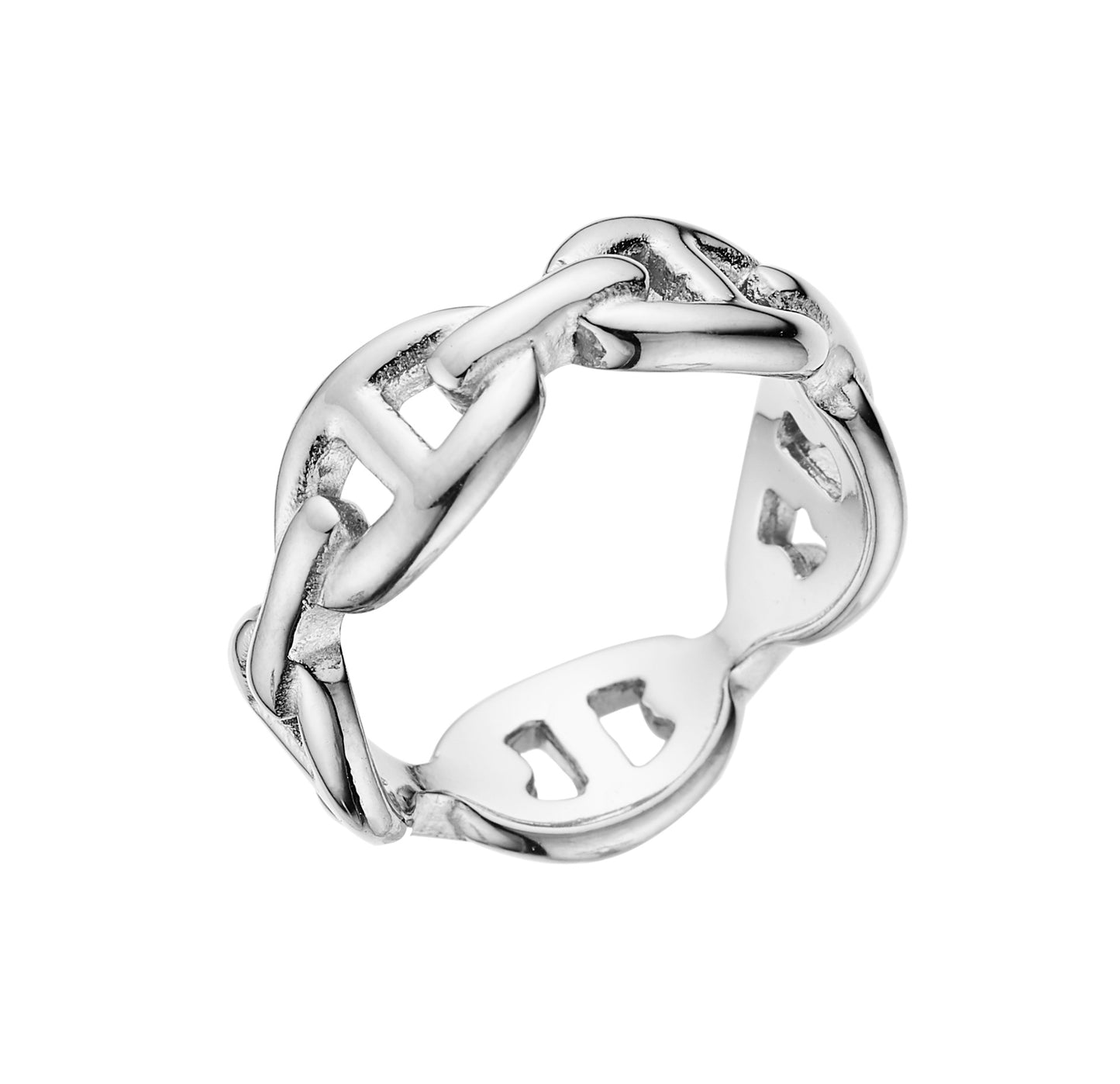 European And American Personalized Chain Ring Non-Fading Titanium Steel Ring