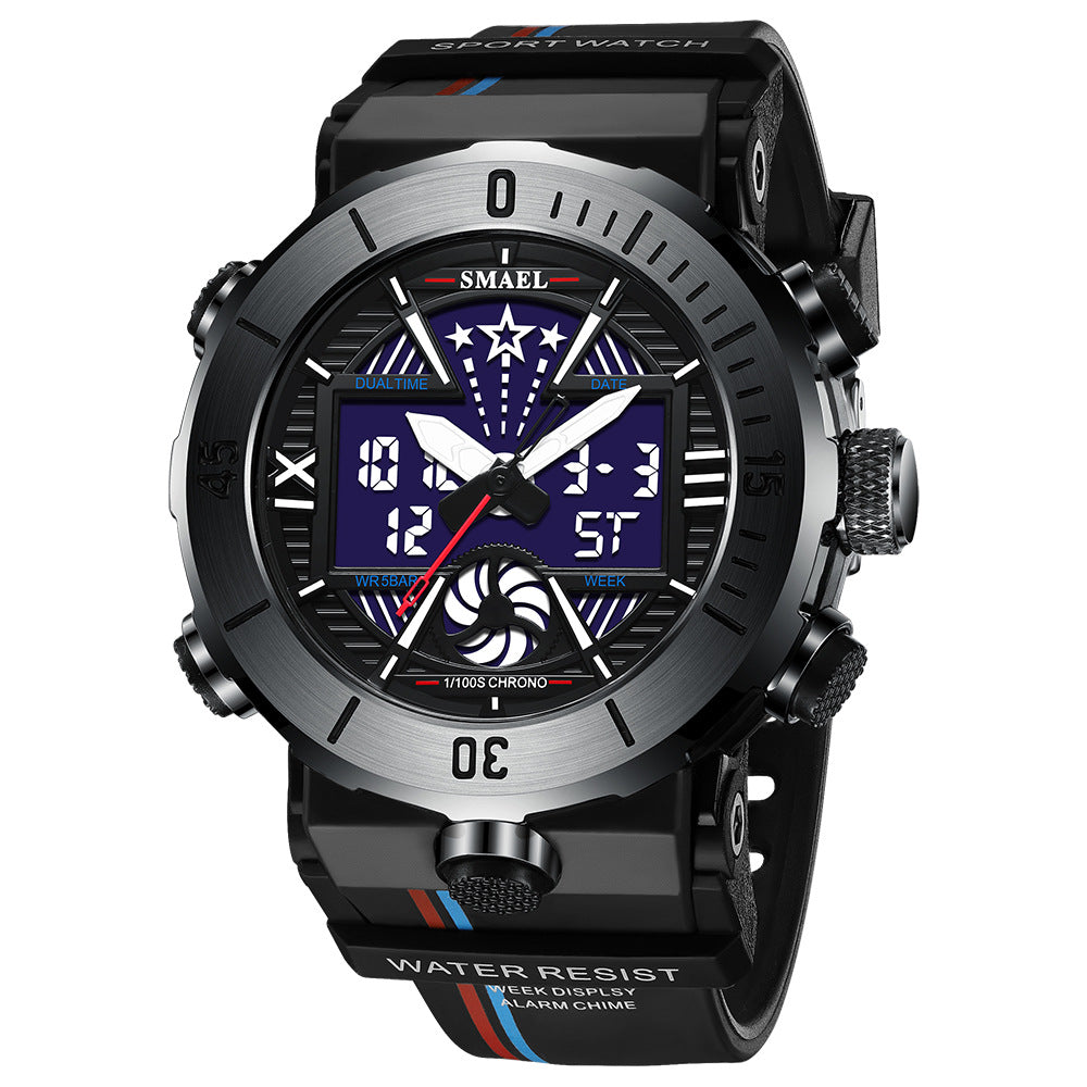 Sports Waterproof Trend Electronic Men's Watch