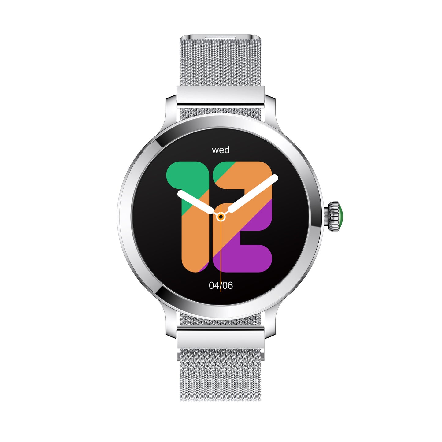 Women's Amoled Smart Bluetooth Calling Blood Pressure Heart Rate Watch