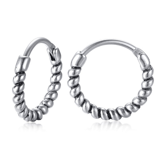 Titanium Steel Earrings Retro Men