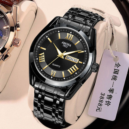 Men's Non-Mechanical Automatic Movement Watch Calendar