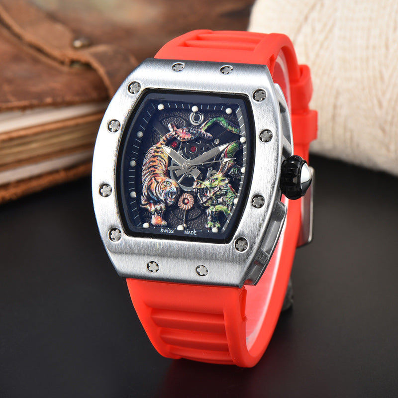 Dragon Tiger Competition Totem Pointer Quartz Watch