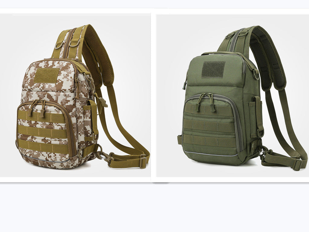 Versatile Ruia Chest Pack Tactical Camouflage Shoulders