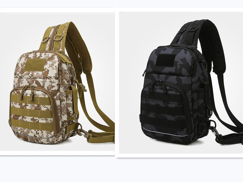 Versatile Ruia Chest Pack Tactical Camouflage Shoulders