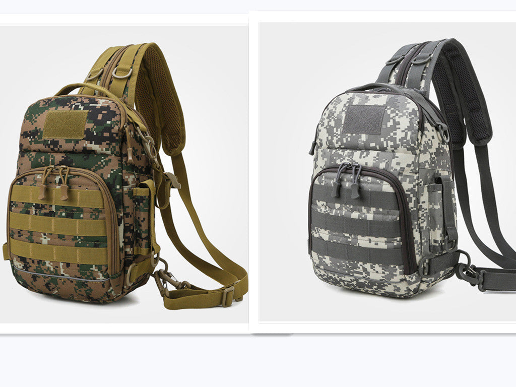 Versatile Ruia Chest Pack Tactical Camouflage Shoulders