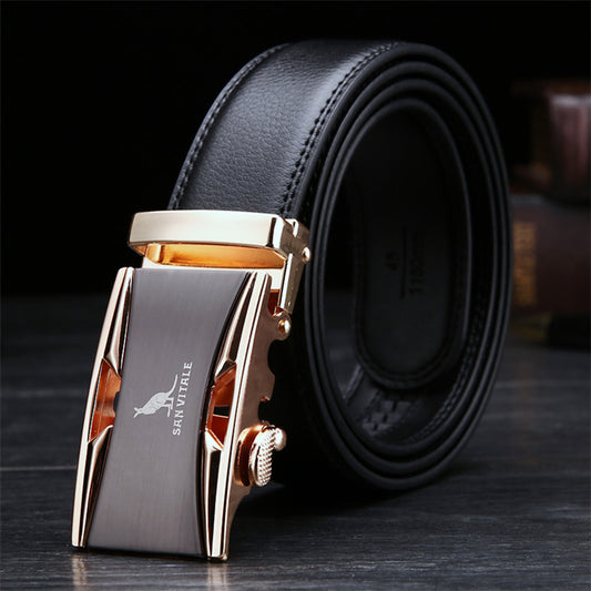 Leather Automatic Buckle Fashion Classic Cowhide Belt