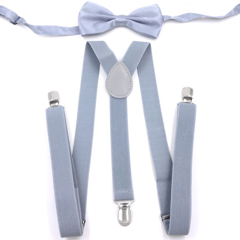 Men's Back Tie Bow Tie Suspenders