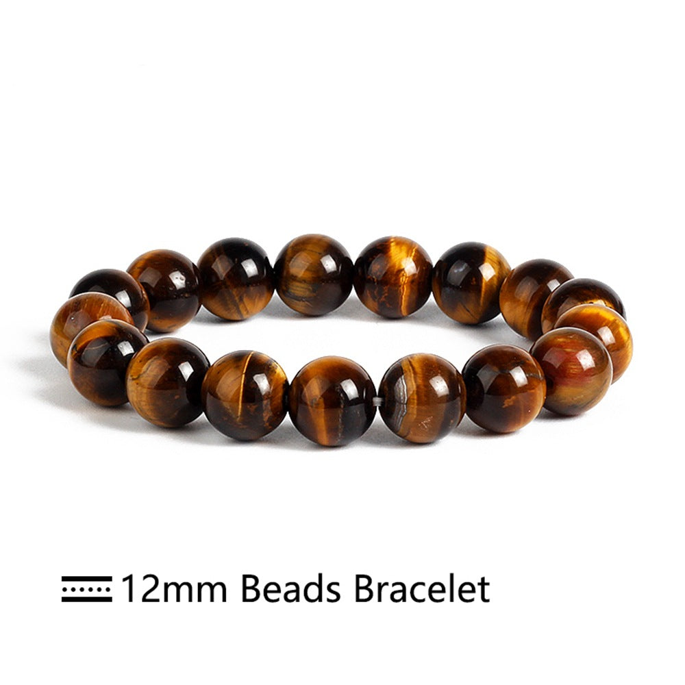 Natural Stone Bracelet Fashion Tiger Eyes Men Minimalist Beaded