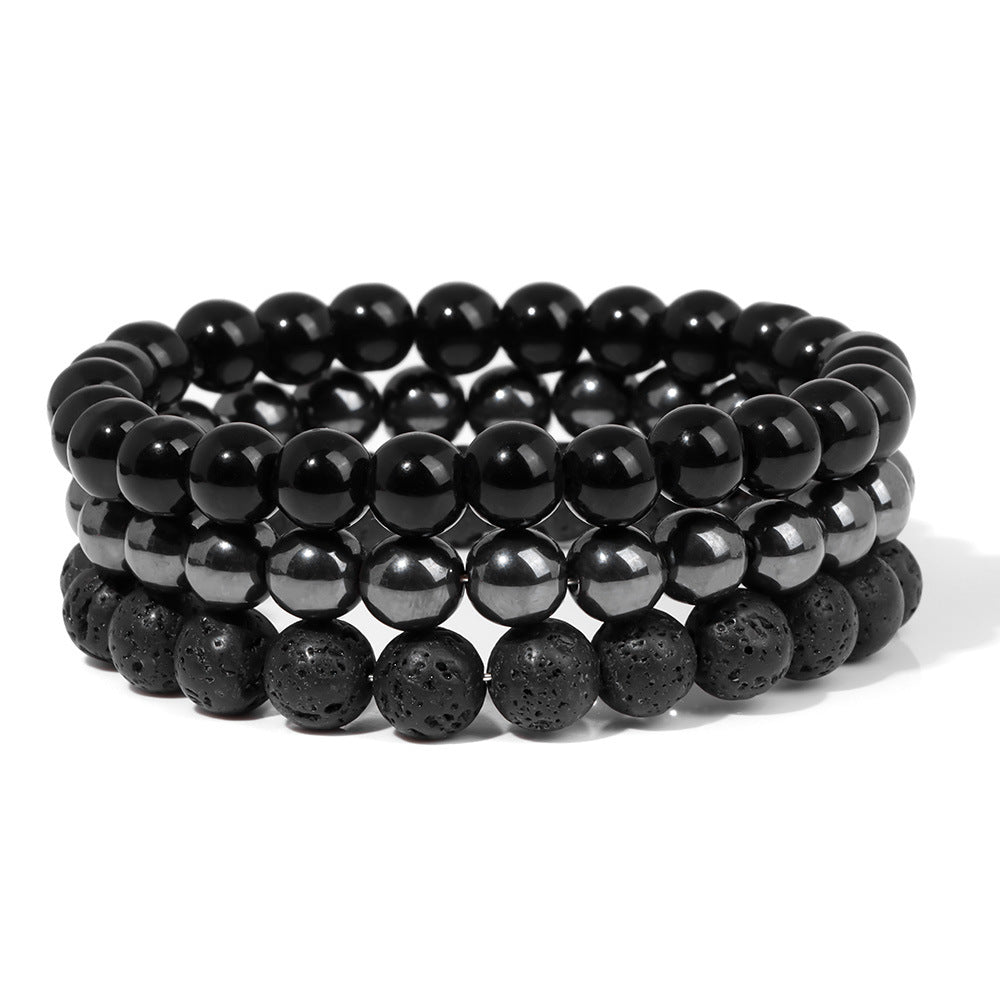 Natural Stone Bead Bracelet For Men