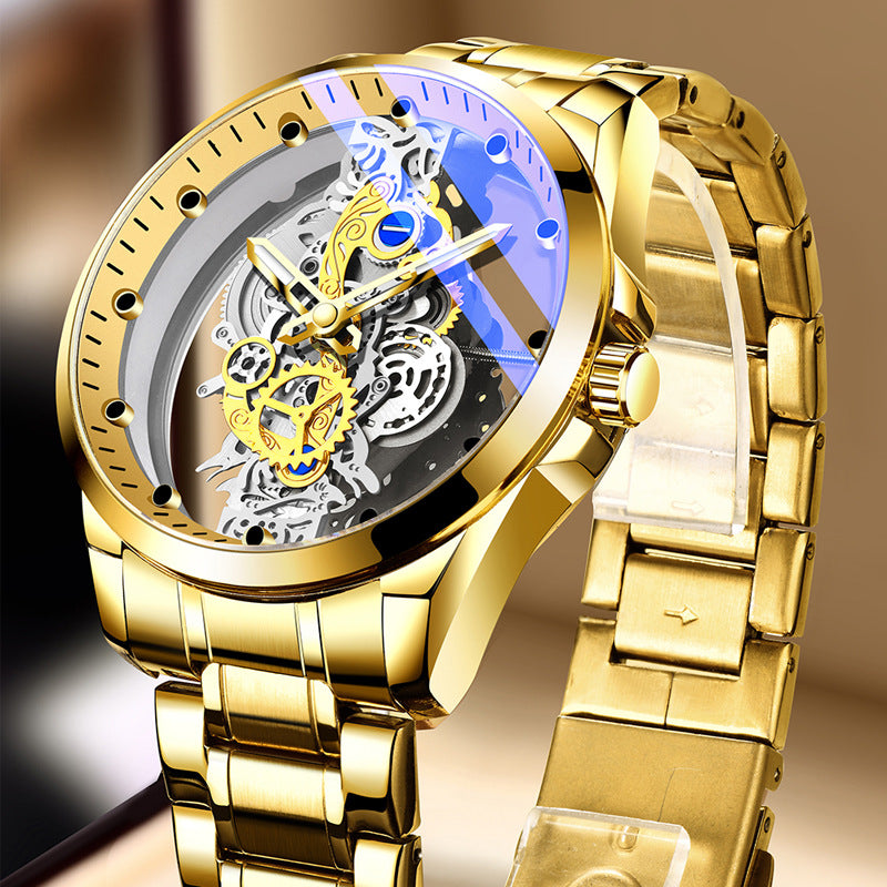 Hot Double-Sided Skeleton Full Automatic Machine Non-Mechanical Watch