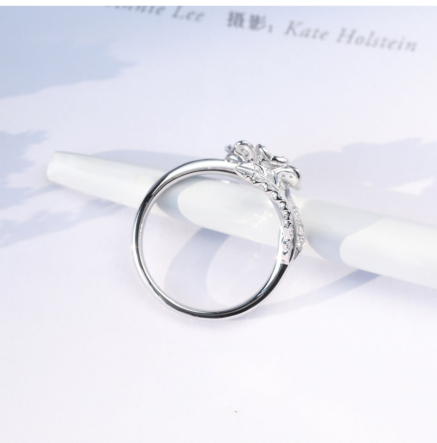 Creative Flower Ring Fashion Big Flower Full Diamond Ring