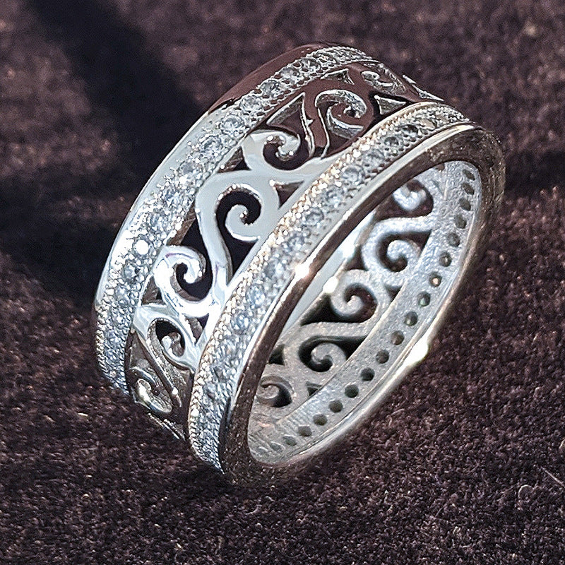 Women's 8MM Vintage Ring Female