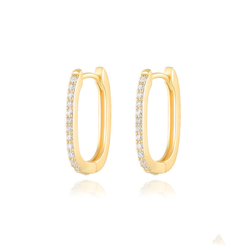 Diamond-Studded Personality Trend Earrings