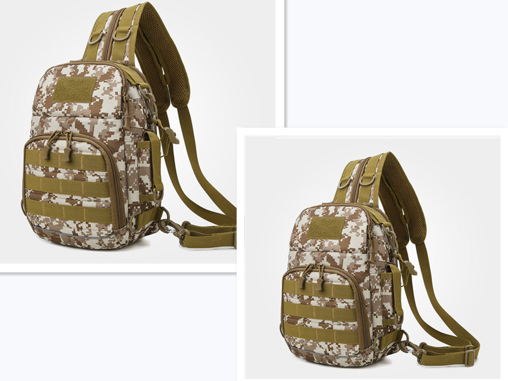 Versatile Ruia Chest Pack Tactical Camouflage Shoulders