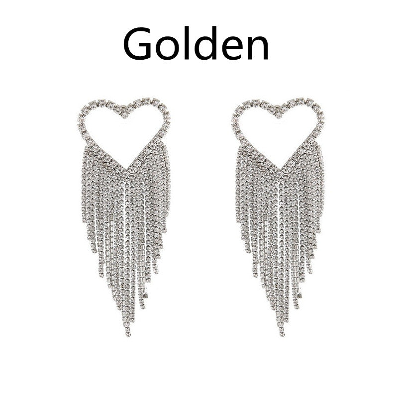 Long Tassel Earrings Net Celebrity Fashion Earrings