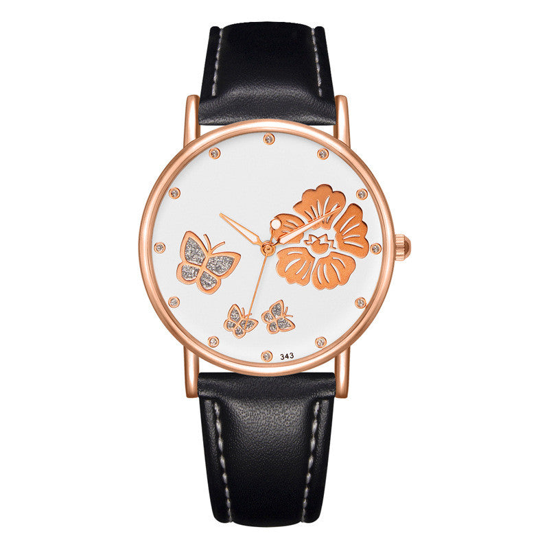 Fashion Ladies Watches with Rhinestone Strap