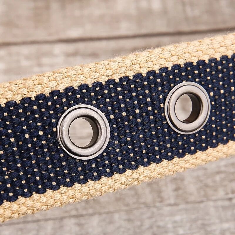 Casual Outdoor Men's Ladies Pin Buckle Canvas Belt