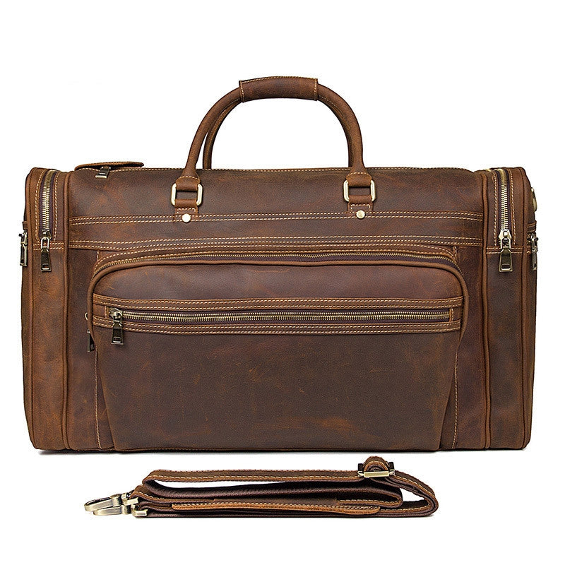 Luggage Crazy Horse Leather Long-Distance Travel