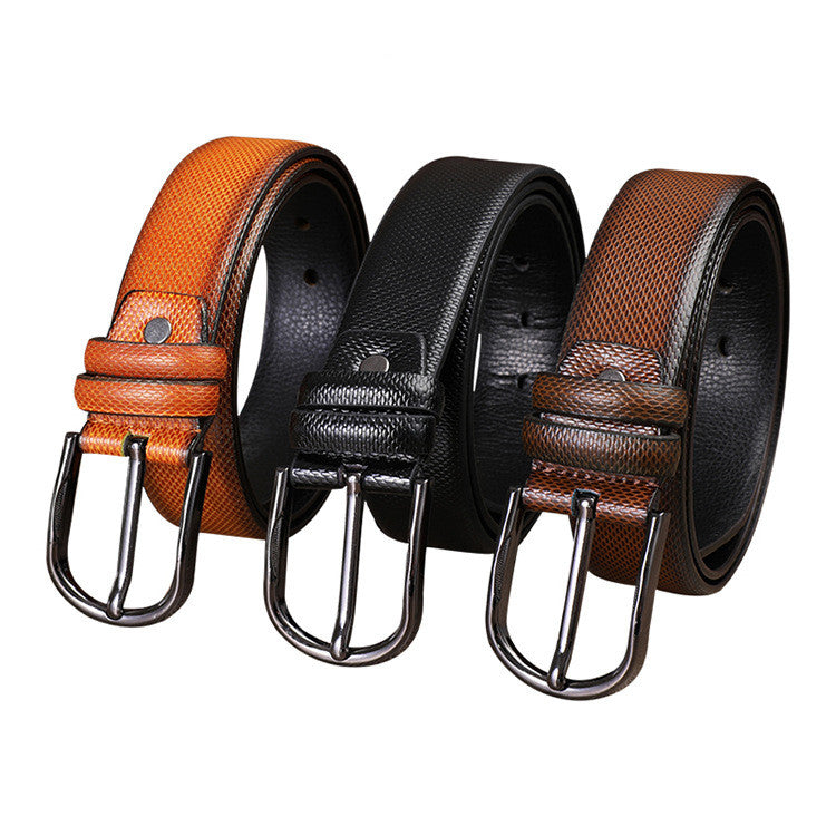 Car Suture Pu Belt | Unisex, Durable, And Elegant | Alloy Pin Buckle | Vintage