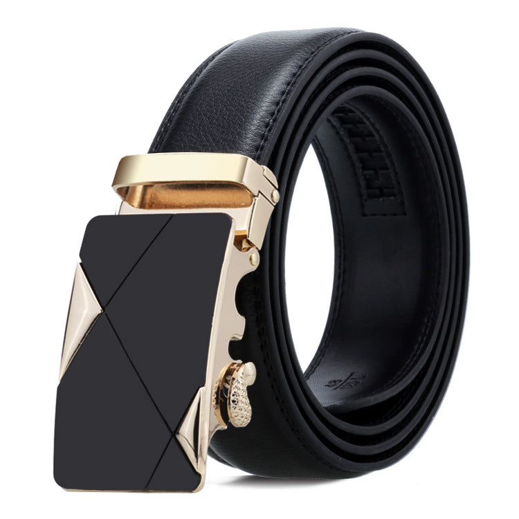 Men's Belt Automatic Buckle Business Trouser Belt