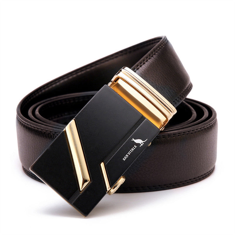 Leather Automatic Buckle Fashion Classic Cowhide Belt