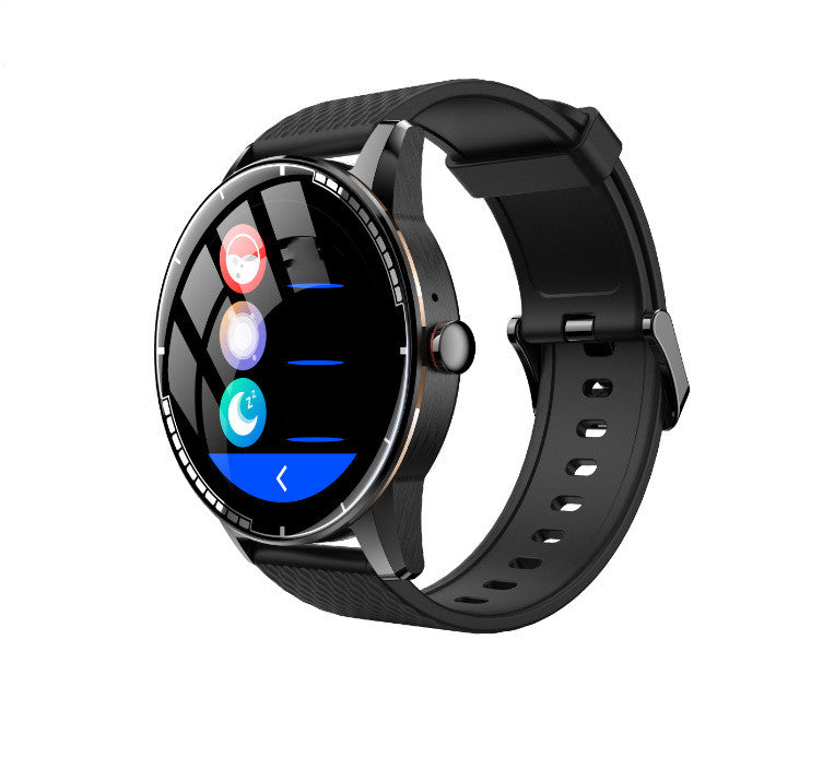 Smart Bracelet Monitors Heart Rate, Blood Pressure, Blood Oxygen, Sleep, Hands-Free Call, Watch Mode, Music Playback