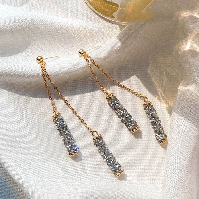 Earrings Star Net Celebrity Long Earrings Exaggerated Temperament